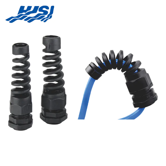 This Anti-Bending Cable provides flexible cable routing for industrial wiring systems and equipment with moving components.