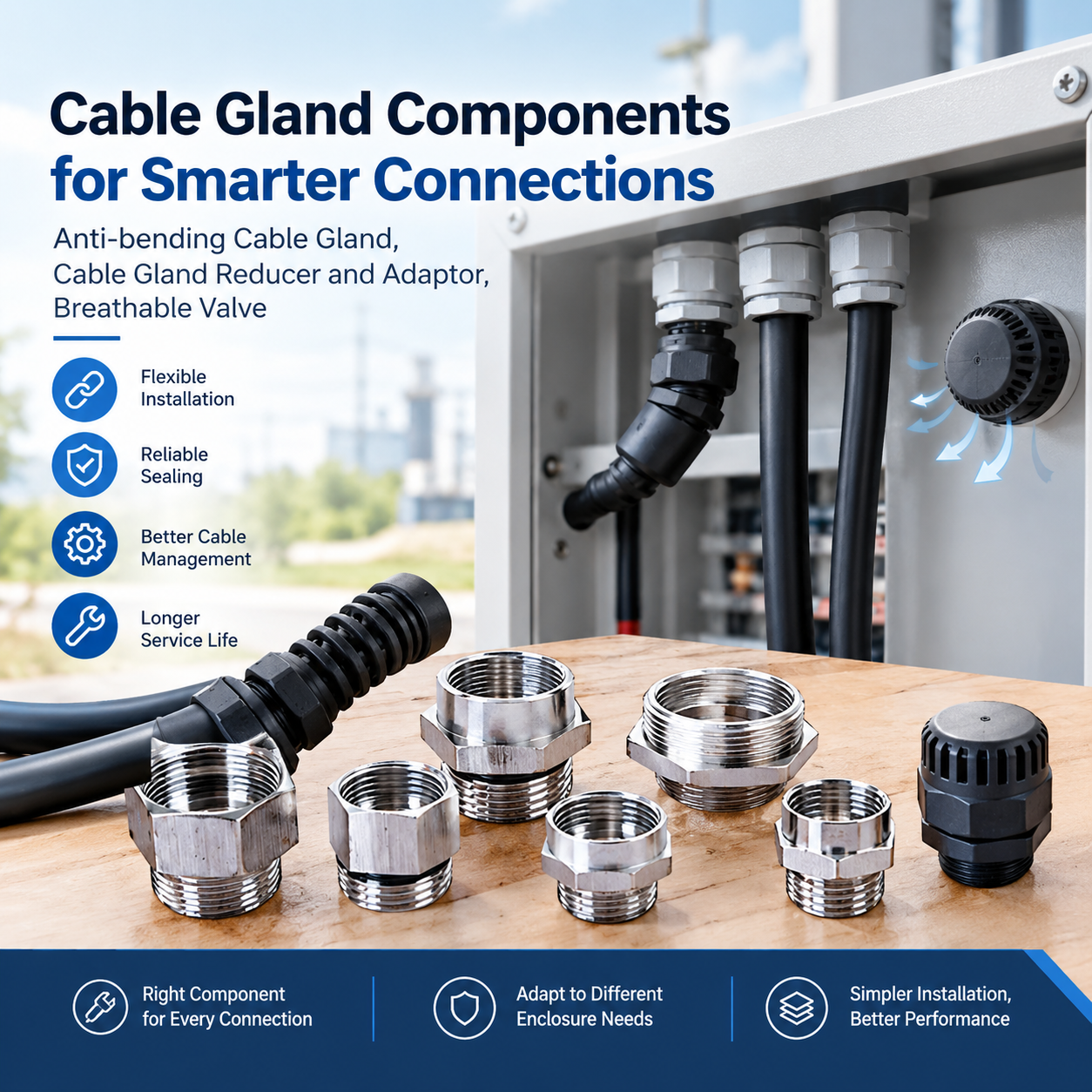 How Can Cable Gland Reducer and Adaptor Simplify Connections